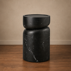Marine Black Side Table