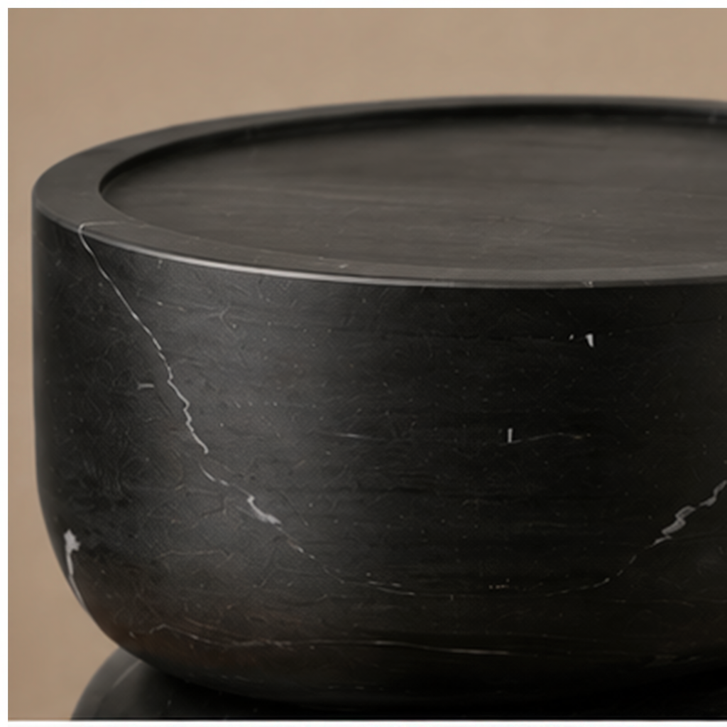Marine Black Side Table
