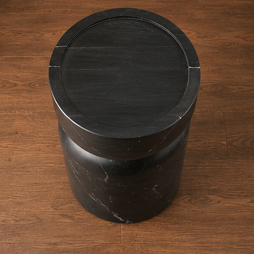 Marine Black Side Table