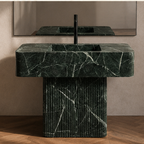 The Verde Radiused Flute Vanity