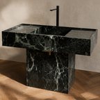 The Verde Alpi Fluted Cantilever Vanity