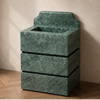 Forest Green Marble Vanity
