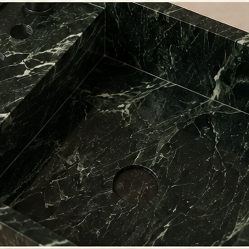 Minimalist Verde Alpi Vanity