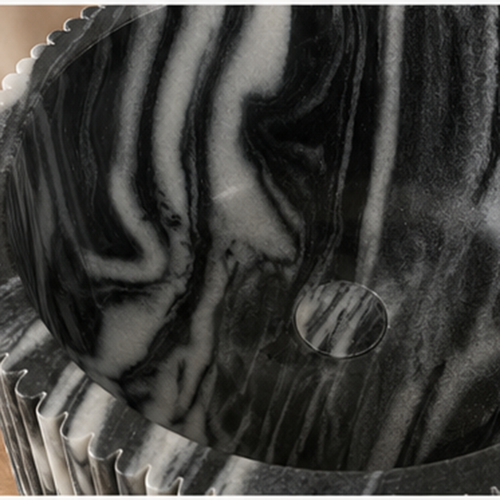 Fluted Panda White Vanity
