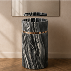 Fluted Panda White Vanity