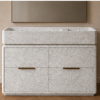 Carara White Marble Vanity