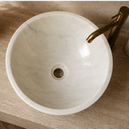 Pigus White Hemispherical WashBasin
