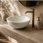 Pigus White Hemispherical WashBasin