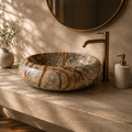 Rainforest Green Sculpted WashBasin
