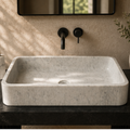 Carrara White Soft-Rectangle WashBasin