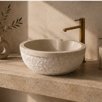 The Artisan Dual-Finish Italian Beige  WashBasin